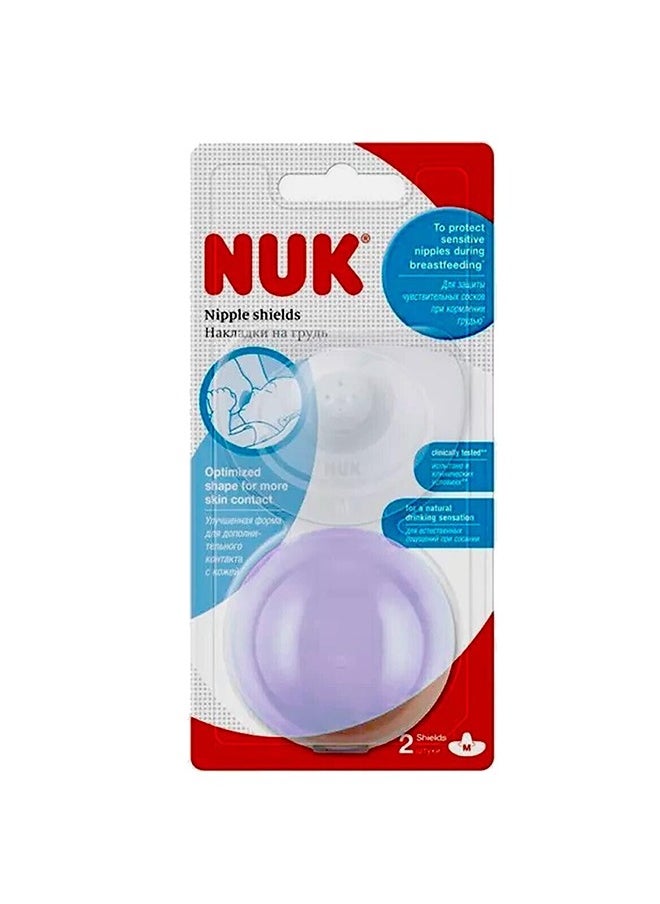 NUK Pack Of 2 Nipple Shields - M  - Image 2