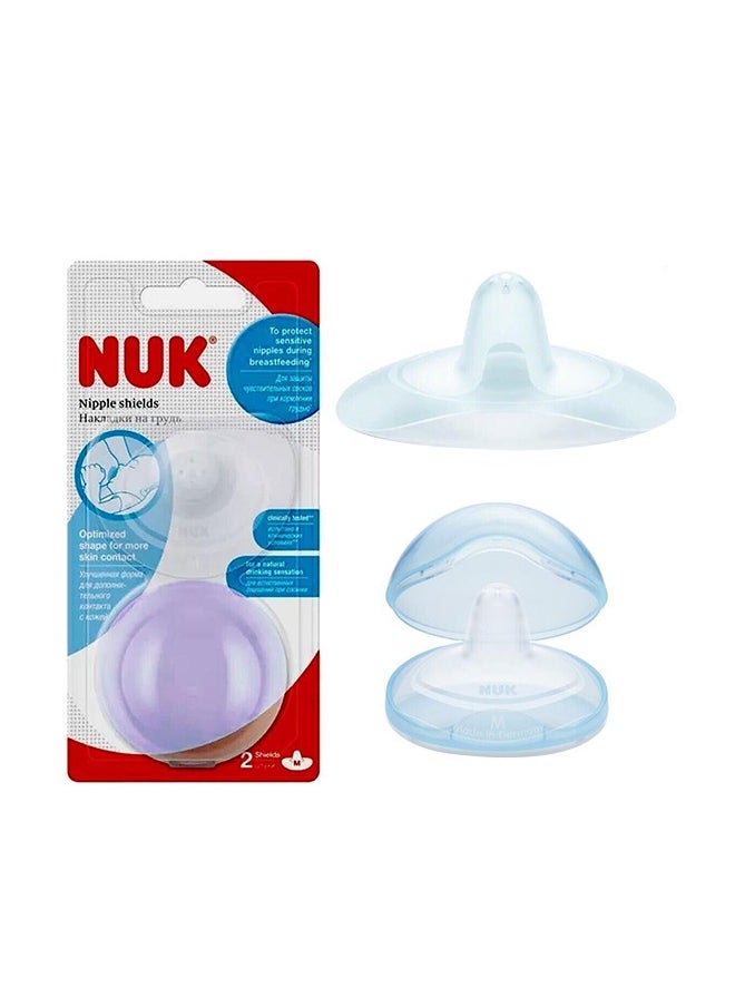 NUK Pack Of 2 Nipple Shields - M  - Image 1