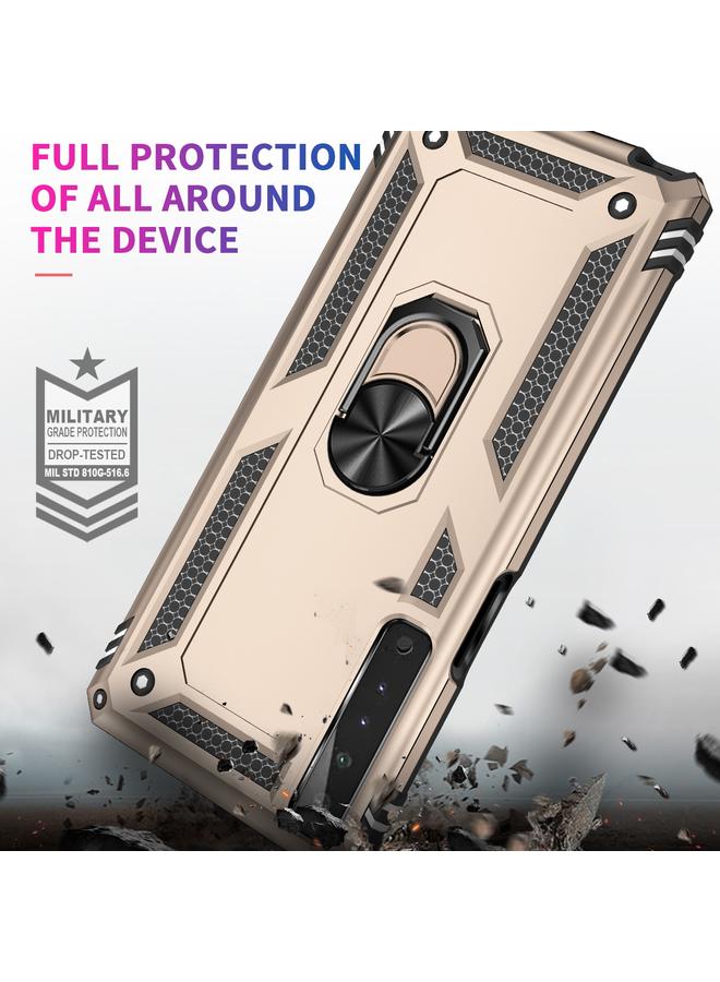 اس-توب جراب لهاتف LG Stylo 7 4G، جراب واقٍ مقاوم للصدمات مصنوع من مادة TPU + PC مع حامل دوار 360 درجة - Image 5