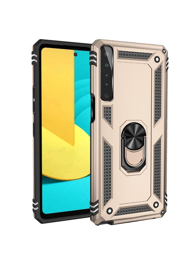 اس-توب جراب لهاتف LG Stylo 7 4G، جراب واقٍ مقاوم للصدمات مصنوع من مادة TPU + PC مع حامل دوار 360 درجة - Image 2