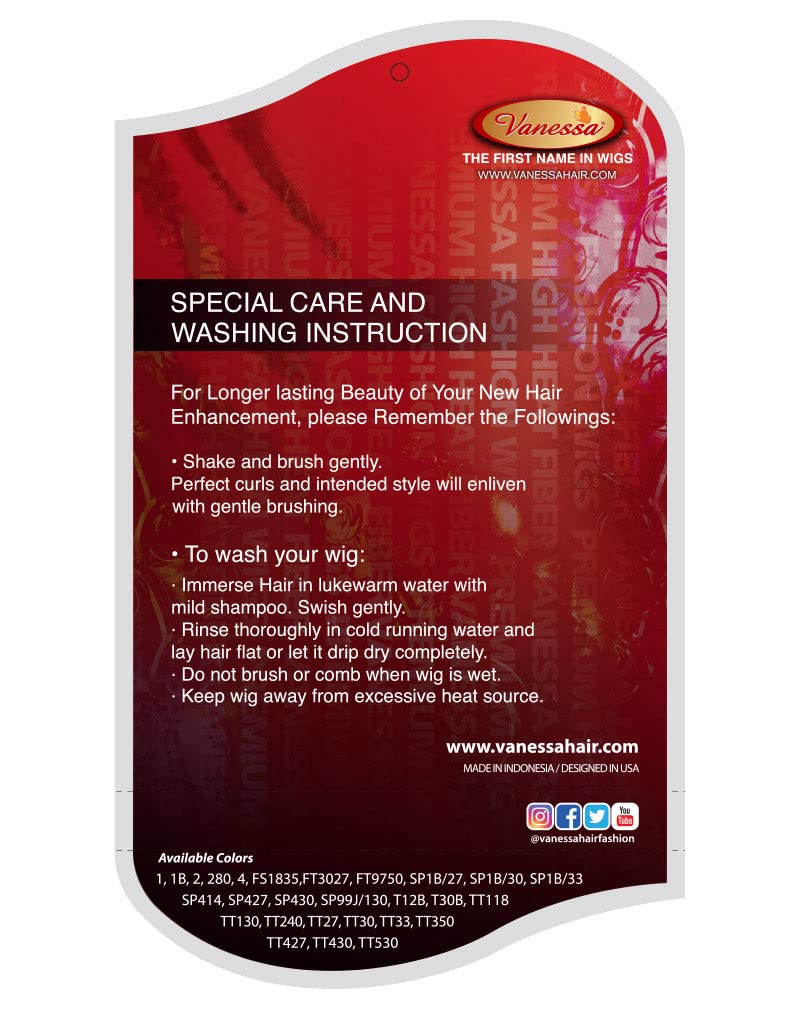 Vanessa AMA (SP1B/30) - VANESSA SHORT FRONT MEDIUM LENGTH STRAIGHT BACK WIG - Image 4