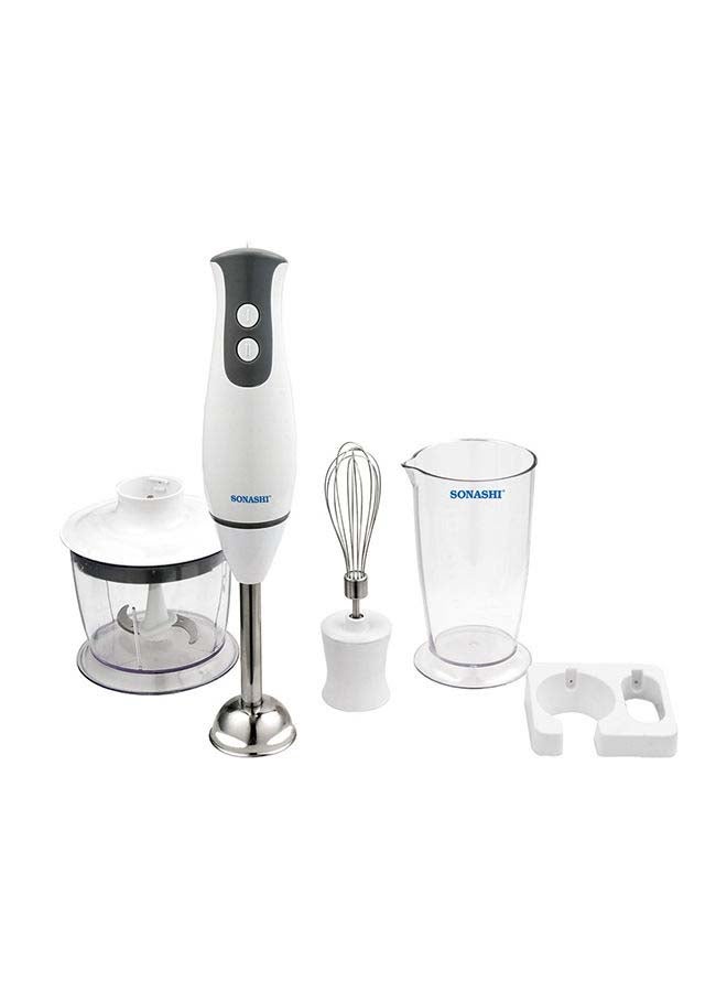 SONASHI 3 in 1 Hand Blender Set 3 SHB-169 White - Image 1