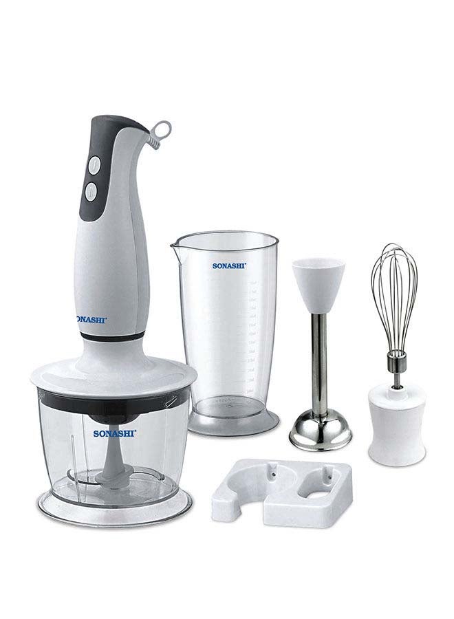SONASHI 3 in 1 Hand Blender Set 3 SHB-169 White - Image 4