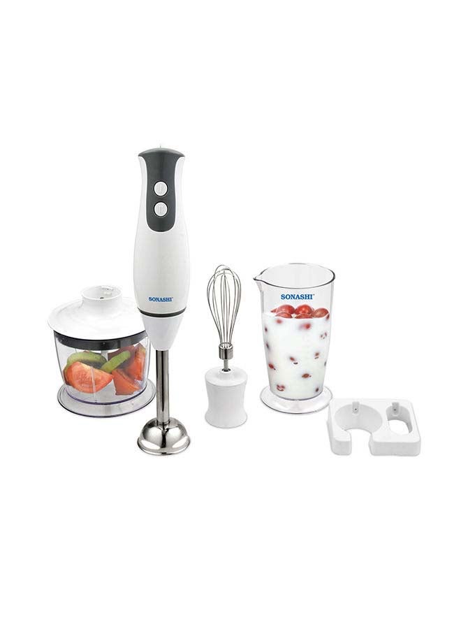 SONASHI 3 in 1 Hand Blender Set 3 SHB-169 White - Image 2