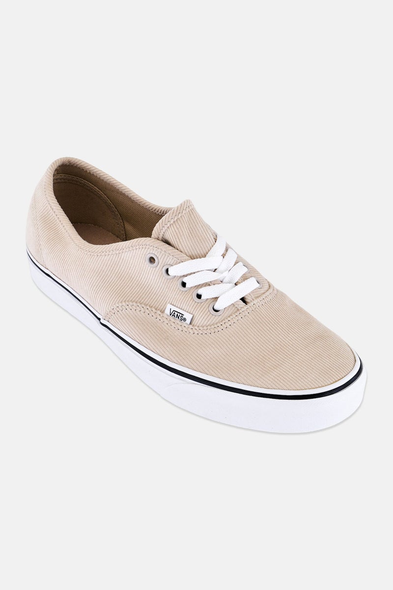VANS Men Authentic Corduroy Lace Up Skateboarding Shoes, Beige - Image 1