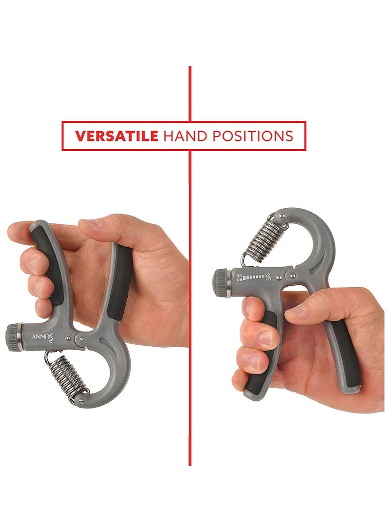 Sunny Health & Fitness Adjustable Hand Gripper - Image 2