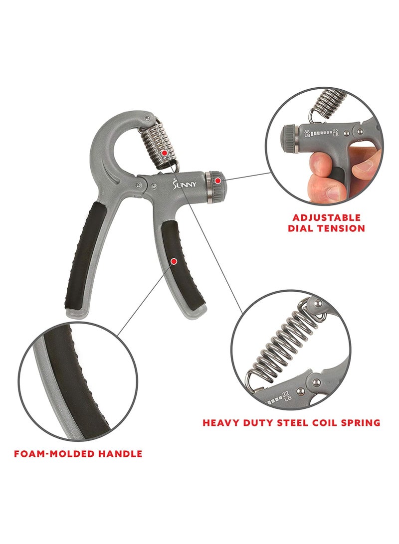 Sunny Health & Fitness Adjustable Hand Gripper - Image 3