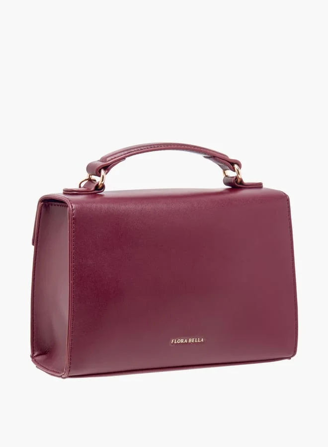 فلورا بيلا من شو إكسبرس Women Solid Crossbody Bag with Twist Lock Closure and Detachable Strap