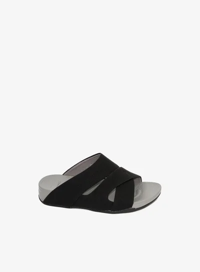 Geoomnii Elara1 Traditional Arabic Sandals for Boys – Comfortable Slip-On Style for Everyday Wear -Black