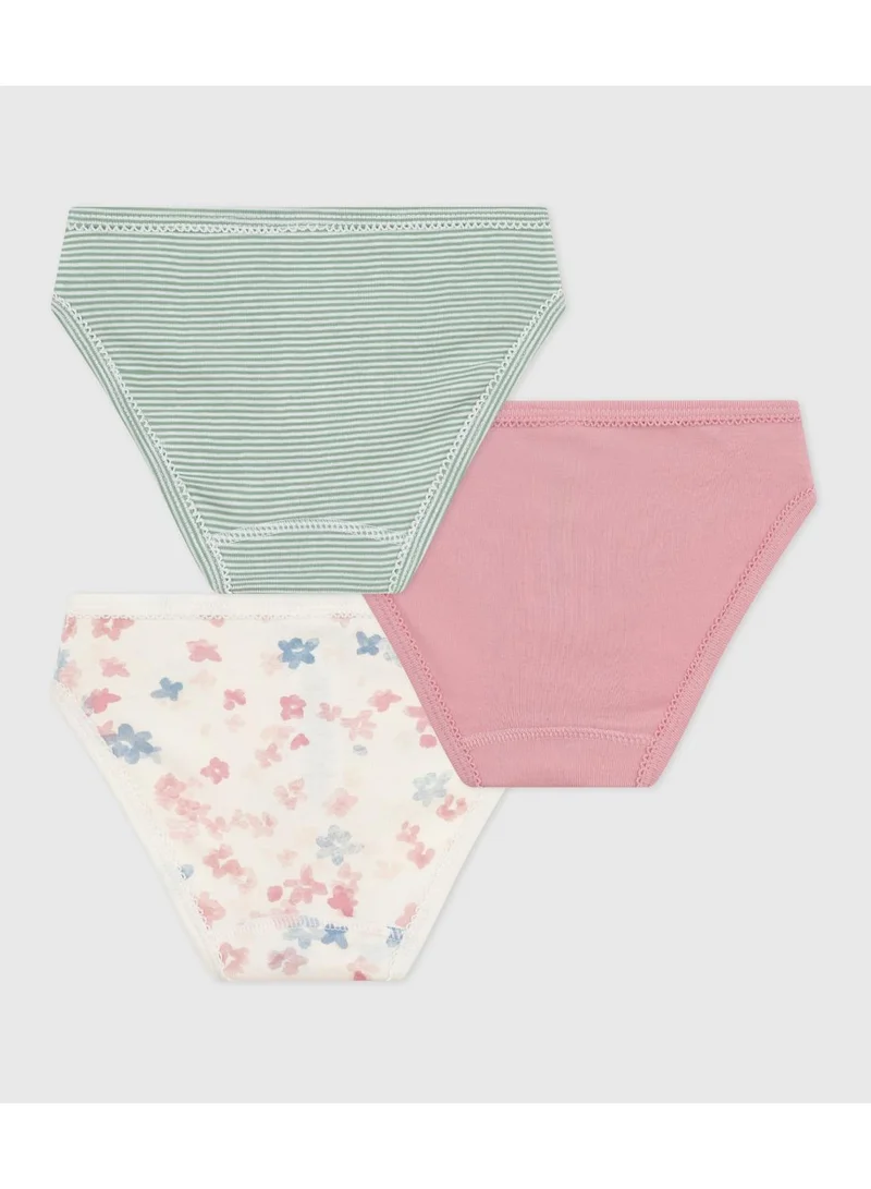 Petit Bateau Pack of children's floral-print cotton pants