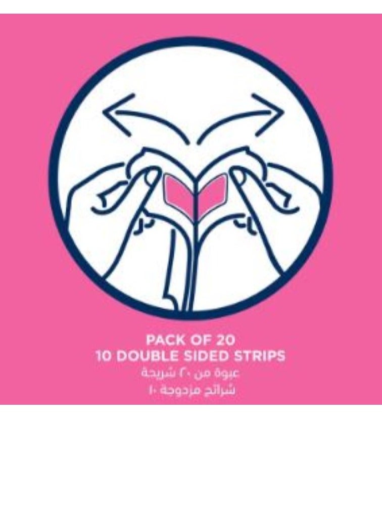 Veet Wax Strips For Dry Skin 20 Pieces - Image 2