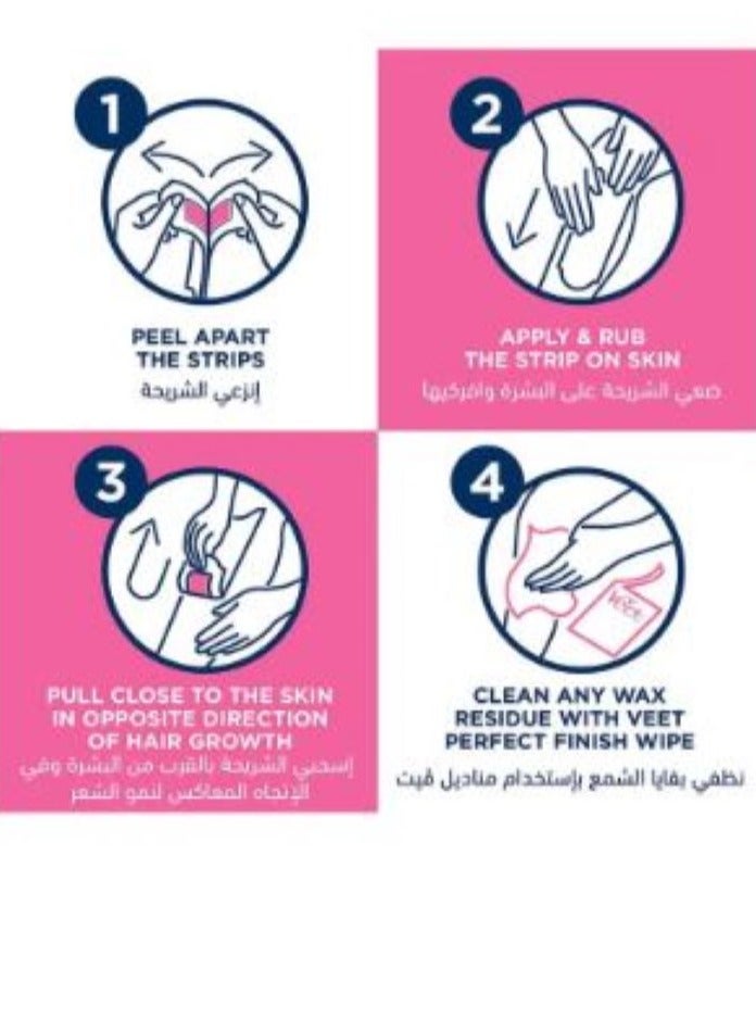 Veet Wax Strips For Dry Skin 20 Pieces - Image 5