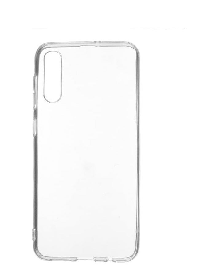 (Samsung Galaxy A50 & A50S & A30S) Transparent Silicone Soft TPU Bumper Case Reinforced - Image 2