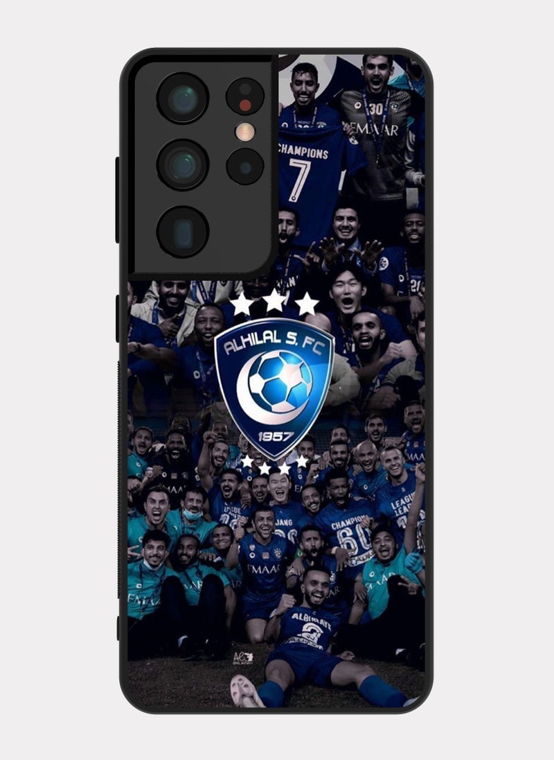 PXLAAT Samsung Galaxy S21 Ultra case cover Alhilal Club - Image 1