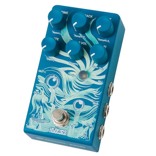 Klowra Rilum Multi-Head Tape Delay & Modulation Pedal for Electric Guitar and Synth, Vintage Tape Echo with Through-Zero Flanger, Chorus, Tap Tempo & Twisted Tempo, Stereo Outputs - Image 1