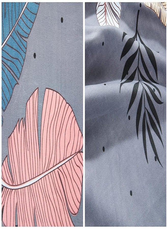 BLUEDOT 200 TC Glace Cotton Single Bedsheet with 1 Pillow Cover Bedsheet Size:-60 * 90 Inches and Pillow Cover Size :-16 * 26 Inches (Grey) - Image 4