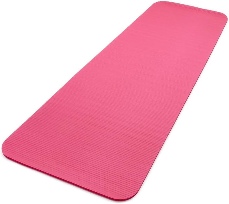 Reebok 10mm Pink Training Mat – Extra Thick Non-Slip Exercise Mat for Yoga and Fitness - Image 3