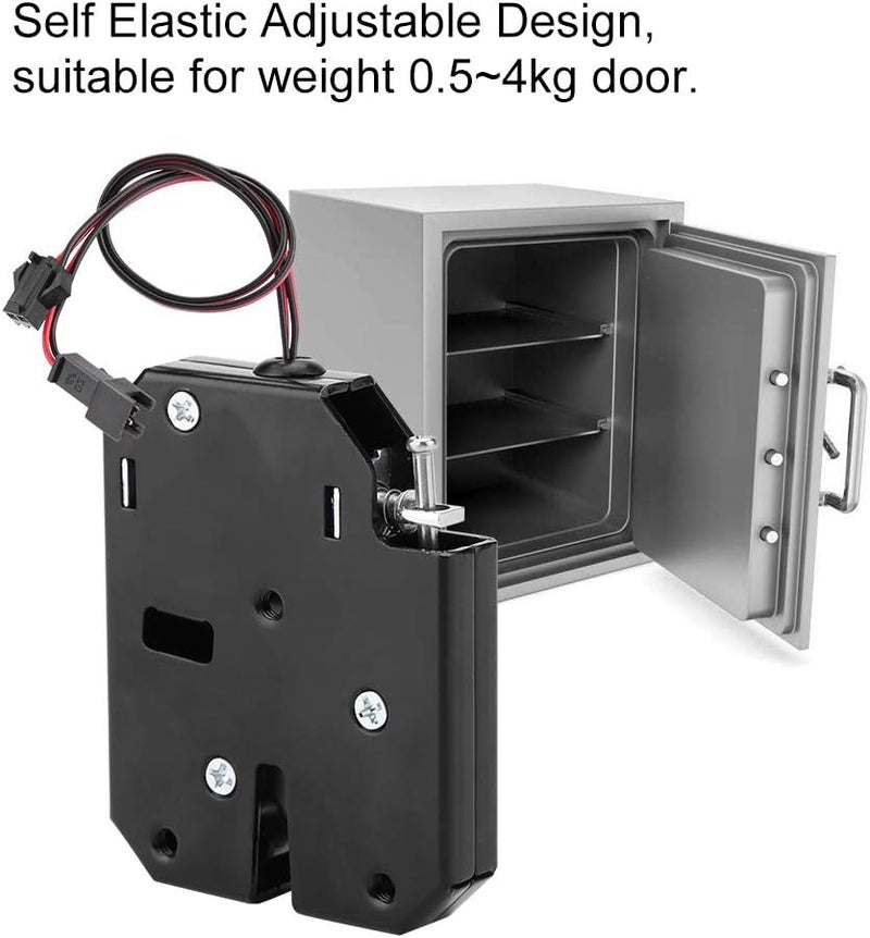 klarako DC 12V Cabinet Drawer Electric Control Latch Drawer Switch Lock Electromagnetic Lock (with Detecting Switch) - Image 4