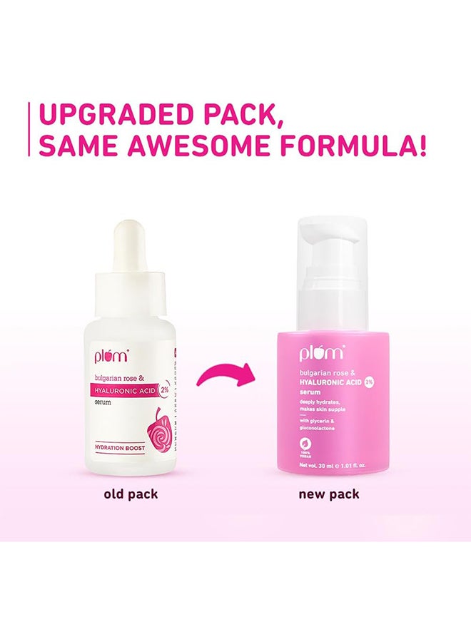 Plum سيروم الورد البلغاري وحمض الهيالورونيك 2% 30 مل - Image 2