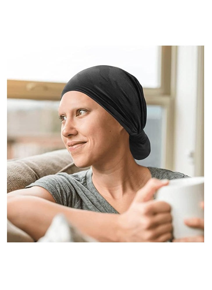 Excefore Cotton Face Bandanas for Sports Headwear Headband Neck Gaiter Chemo Cap Hair Loss Beanie Nightcap  - Image 4