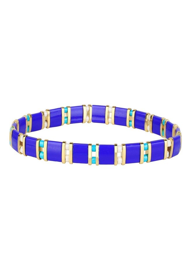 KELITCH Tila Beaded Bracelet for Women Simple Stretch Colorful Handmade Bracelet Summer Fashion Charm Jewelry - Image 1