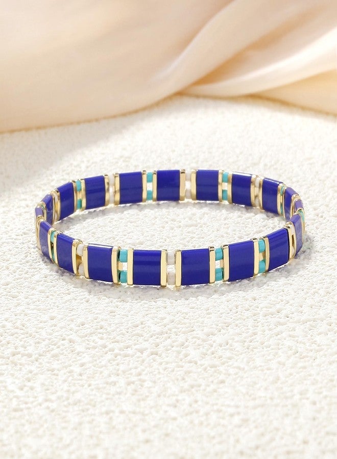 KELITCH Tila Beaded Bracelet for Women Simple Stretch Colorful Handmade Bracelet Summer Fashion Charm Jewelry - Image 2