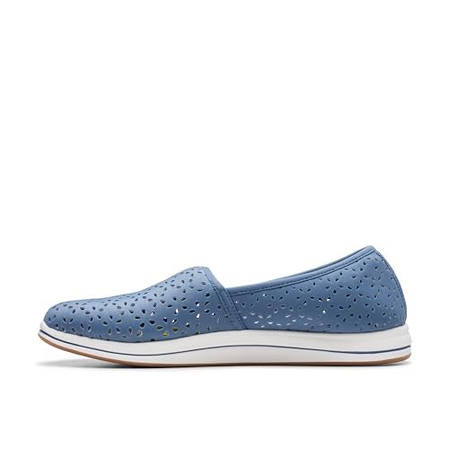 clarks حذاء كلاركس النسائي بريز إميلي، قماش أزرق، 8.5 - Image 3