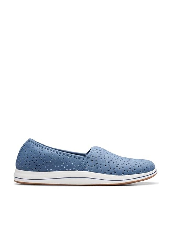clarks حذاء كلاركس النسائي بريز إميلي، قماش أزرق، 8.5 - Image 1