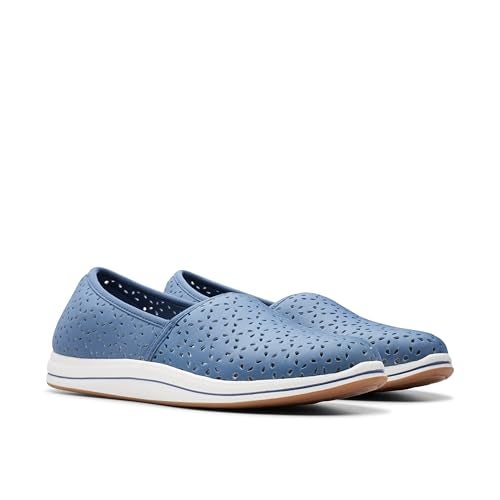 clarks حذاء كلاركس النسائي بريز إميلي، قماش أزرق، 8.5 - Image 5