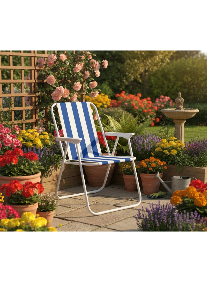 KENCO Foldable Beach Chair For Outdoor Hiking, Fishing, Picnic & Travel - Image 3