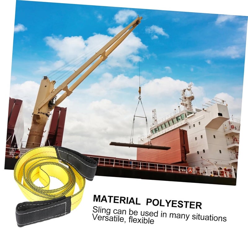 Heavy Duty 2pcs Flat Lifting Sling Straps Double Buckle Design For Furniture Moving - Image 5