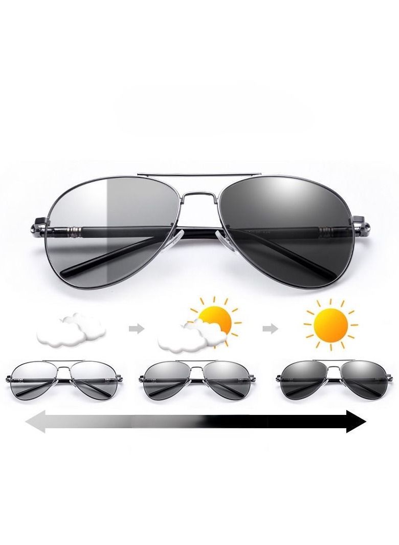 Full Frame Gradient UV400 Pilot Frame Sunglasses