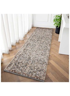KNOT HOME Sheldon Ebony Runners 200 x 60 cm Carpet Knot Home Designer Rug for Bedroom Living Dining Room Office Soft Non-slip Area Textile Decor  - Image 1