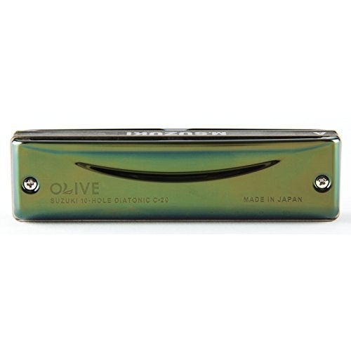 Suzuki Harmonica Olive C-20 Key F C-20F - Image 1