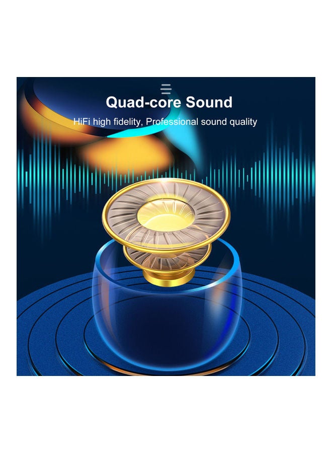 Bluetooth In-Ear Earbuds With Charging Case Black - Image 4