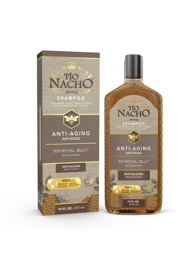Tio Nacho شامبو مُجدد للشعر يبدو أصغر سناً مع غذاء ملكات النحل، 14 أونصة - Image 1