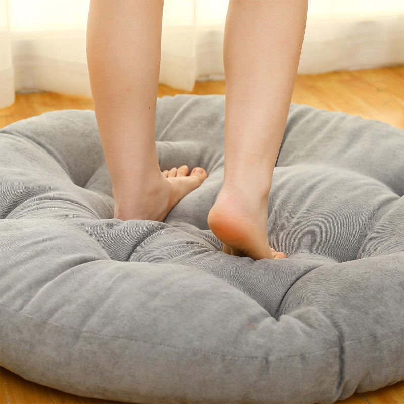 Funnymoom Extra Large Floor Pillow 35 Inch Round Circle Chair Floor Meditation Cushion Papasan Swing Cushion for Adults Oversized Playroom Pillows Big Pillow for Yoga Living Room Sofa - Image 2