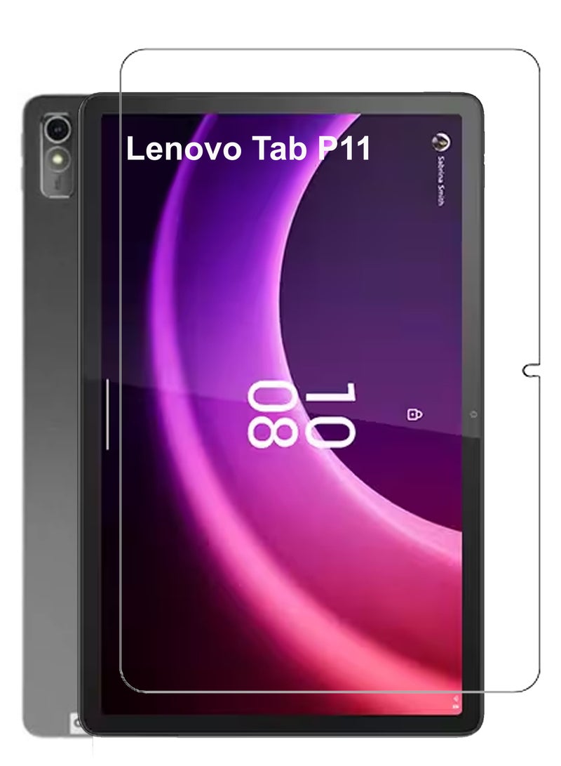 NAFCO Lenovo Tab P11-11 inch Tempered Glass Screen Protector – High Transparency, Delicate Touch, Anti-Explosion, Smooth Arc Edges, Easy Installation, Screen Protector for Lenovo Tab P11-11 inch - Image 1