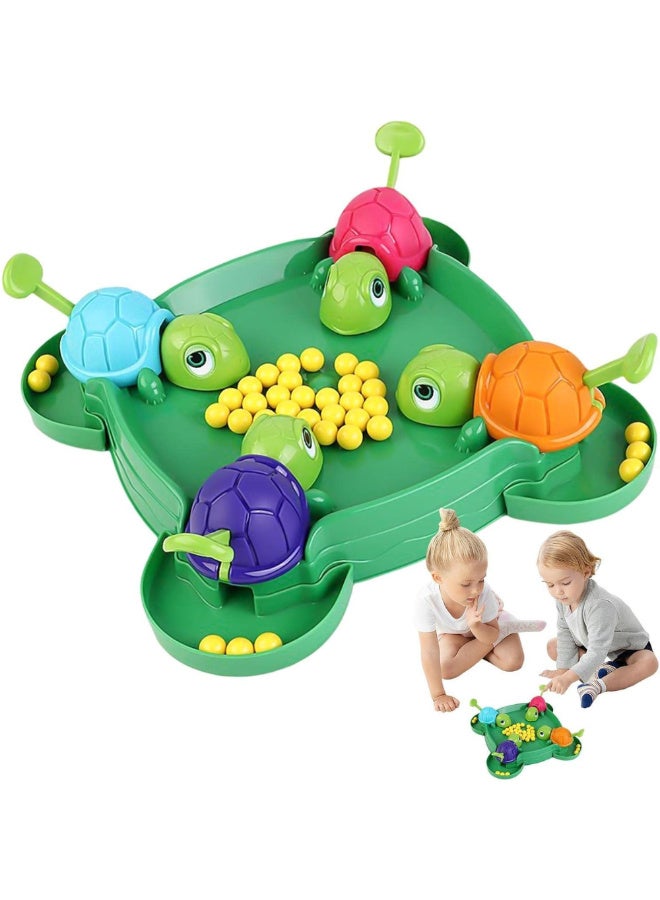 ماكدو لعبة إطعام السلاحف الجائعة - لعبة لوحية تفاعلية متعددة اللاعبين للأطفال، لعبة السلاحف الجائعة، لعبة طاولة STEM للمتعة العائلية، لعبة تعليمية لمرحلة ما قبل المدرسة لـ 2 - 4 لاعبين - Image 1