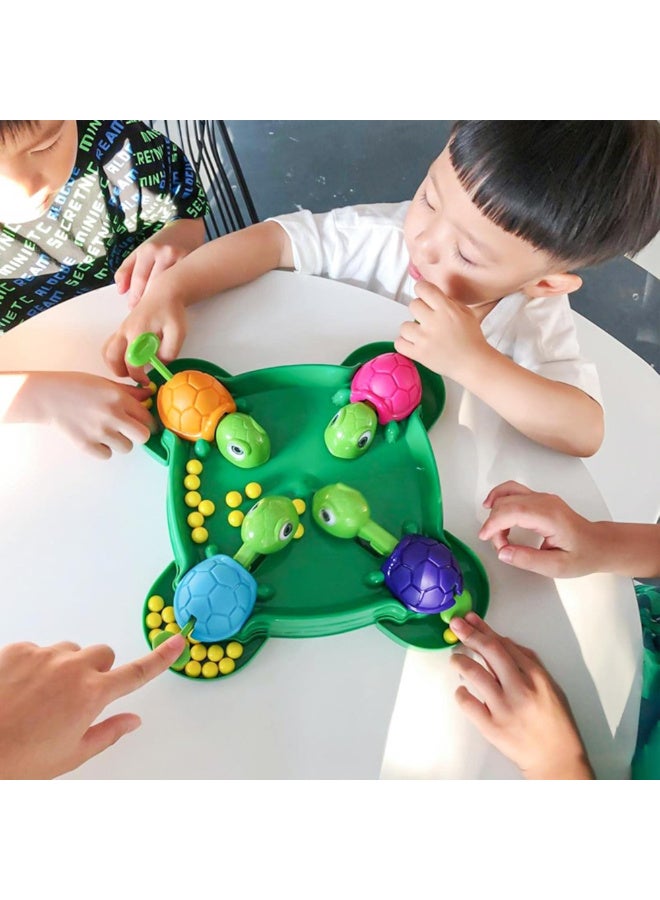 ماكدو لعبة إطعام السلاحف الجائعة - لعبة لوحية تفاعلية متعددة اللاعبين للأطفال، لعبة السلاحف الجائعة، لعبة طاولة STEM للمتعة العائلية، لعبة تعليمية لمرحلة ما قبل المدرسة لـ 2 - 4 لاعبين - Image 4