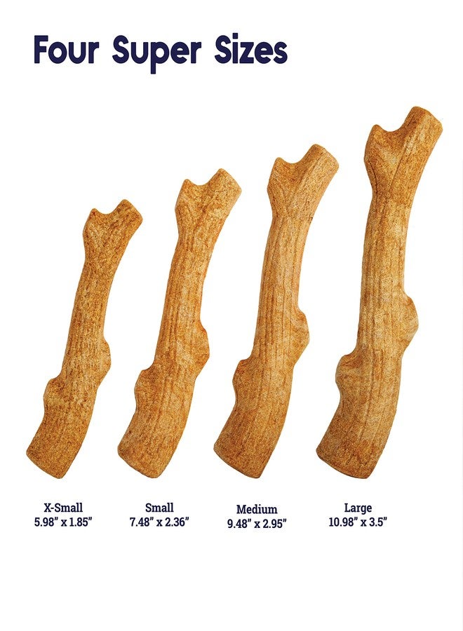 بيتستاجيز لعبة مضغ متينة للكلاب من بيتستيجز أوتوارد هاوند، مصنوعة من خشب الكورنيل، متوسطة الحجم - عصا مضغ تدوم طويلاً مصنوعة من خشب حقيقي - صنع في الولايات المتحدة الأمريكية، متوسطة الحجم - Image 3