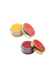 Rustic Art Lip Balm (Almond Saffron + Rose Combo)  - Image 1