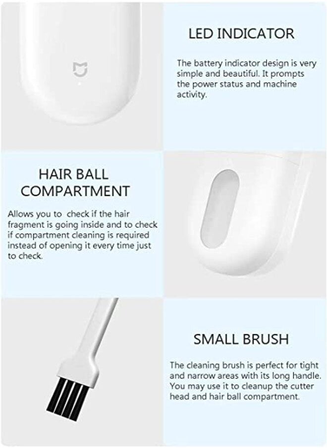 MIJIA - Xiaomi Mijia Portable Lint Remover Handheld Highly Efficient 5-blade Cyclone Fabric Shaver Cutter Head 90min Endurance and 0.35mm Knife USB Rechargeable - Image 1
