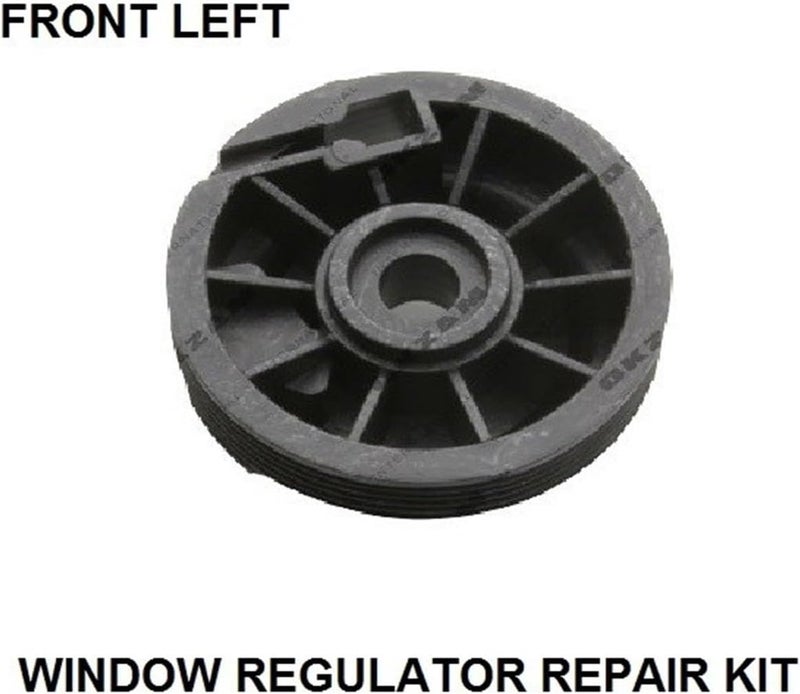 Wivplex Renault Modus Window Regulator Pulley Roller Repair Kit - Image 2