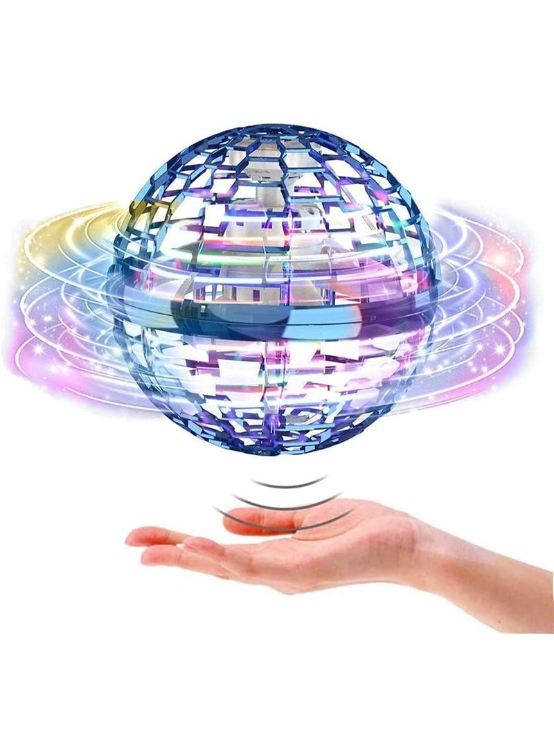 GT-Wheel Flying Ball Toy Hand Controlled 360° Rotating LED Boomerang Drone Ball for Kids & Adults USB Rechargeable Indoor/Outdoor Gift - Image 2