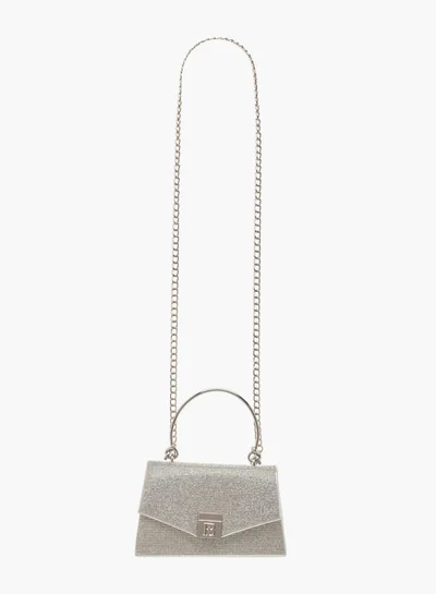 Flora Bella By Shoexpress Womens Embellished Textured Satchel Bag With Magnetic Closure