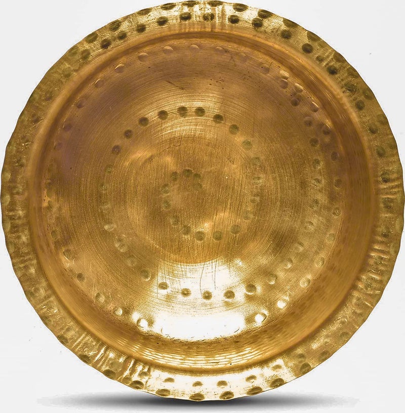 RJ kitchenware Store Brass tope Bhagona Heavy Gauge Big - Pure Brass Patila |Brass Bhagona | Brass Tope | Brass Cookware (4 Litter) - Image 4