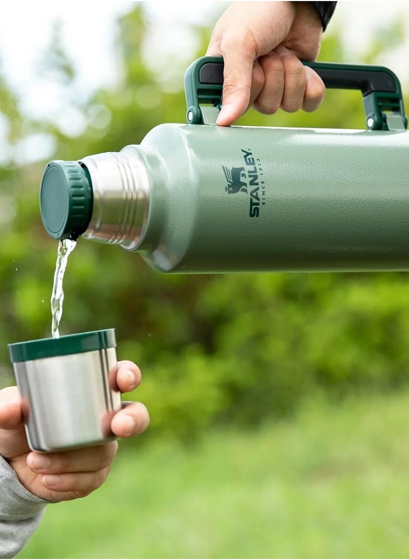 Stanley Legendary Classic Vacuum Insulated Bottle 1.9l, Leakproof, Durable Stainless Steel Thermos with Lid and a Cup, Perfect for Camping, Hiking and Everyday Use, Keeps Beverages Hot or Cold for Extended Periods, Green - pzsku/Z8169EDFDDBE727CBB559Z/45/_/1736951243/f03e9589-2bb9-44fa-9cfe-e5d37dbbf136