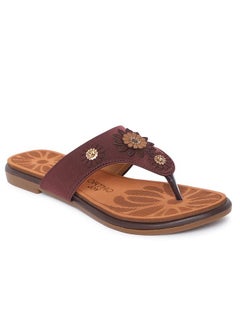 ORTHO JOY Extra-Soft Doctor Slippers for Women Brown color