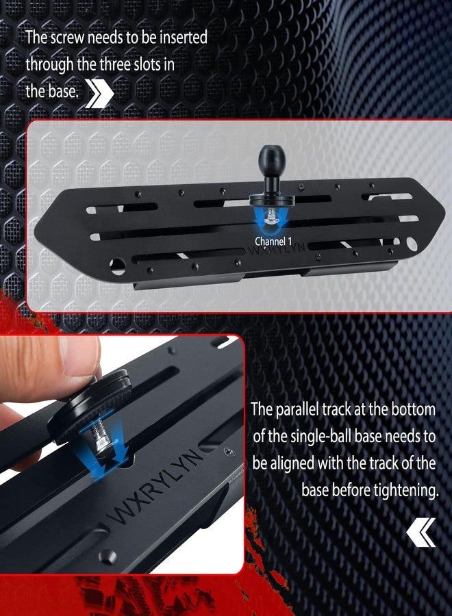WXRYLYN 2018-2023 Wrangler JL Dash Phone Mount Magnetic Phone Holder for 2018-2023 J eep Wrangler JL (NOT 4xe) 2020-2023 Gladiator Metal Dash Platform Phone Mount 2023 Wrangler Cell Phone Holder - Image 4